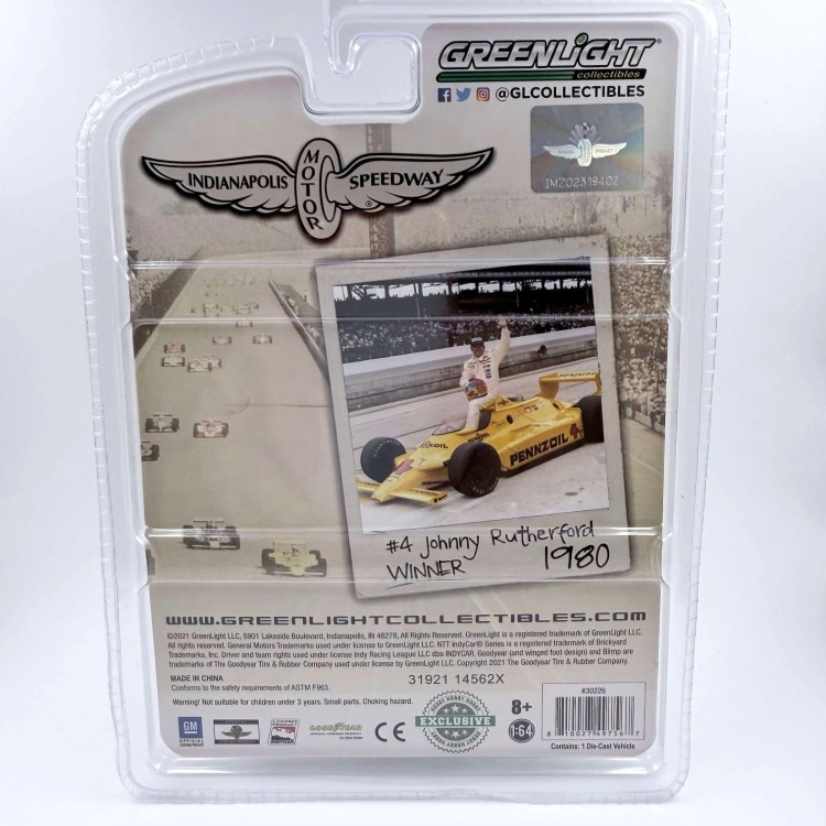 Greenlight Pontiac 1980 Firebird Turmo T/A Indianapolis 500 1:64 tył