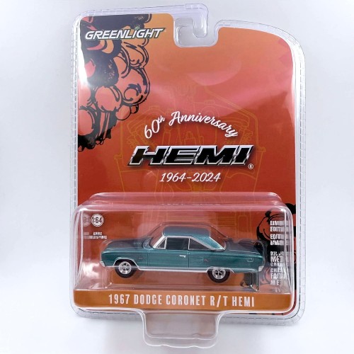 Greenlight Dodge 1967 Coronet R/T HEMI 1:64 przód