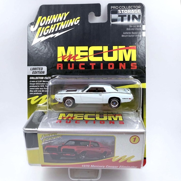 Johnny Lightning Mercury 1970 Cougar Eliminator White 1:64 przód