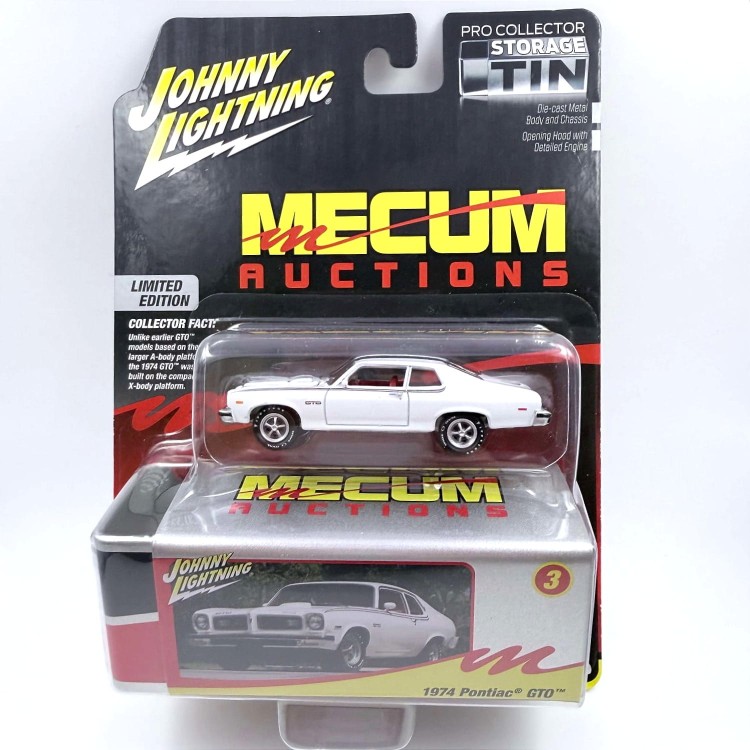 Johnny Lightning Pontiac 1974 GTO White 1:64 przód