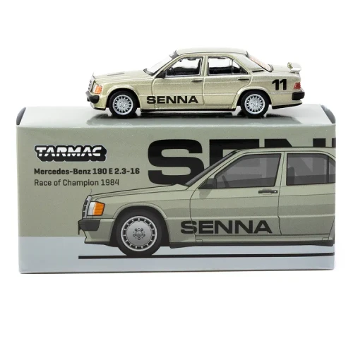 Tarmac Works Mercedes-Benz 190 E 2.3-16 Race of Champion 1984 Ayrton Senna 1:64 przód