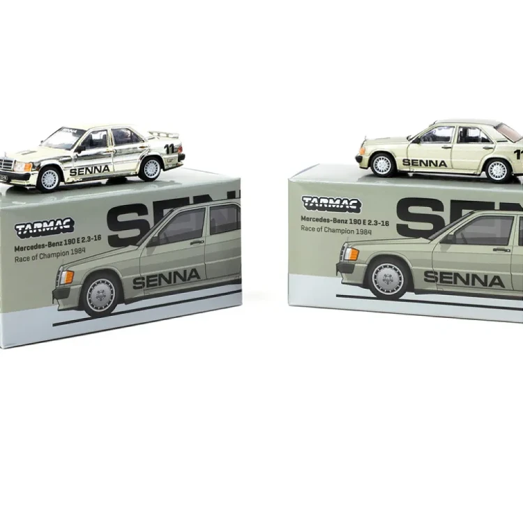 Tarmac Works Mercedes-Benz 190 E 2.3-16 Race of Champion 1984 Ayrton Senna 1:64 tył