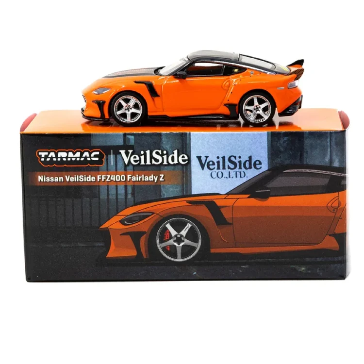 Tarmac Works Nissan VeilSide FFZ400 Fairlady Z Orange 1:64 przód