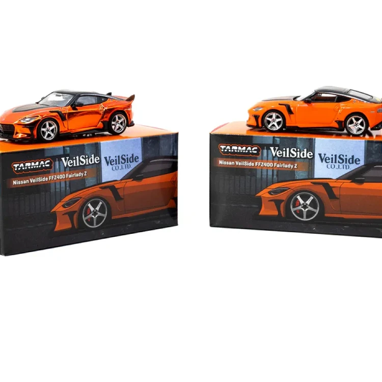 Tarmac Works Nissan VeilSide FFZ400 Fairlady Z Orange 1:64 tył
