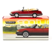 Tarmac Works Saab 900 Turbo Convertible Red 1:64 przód