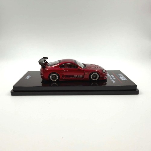 INNO64 Toyota Supra A80 Top Secret GT300 RED Metallic 1:64 bok