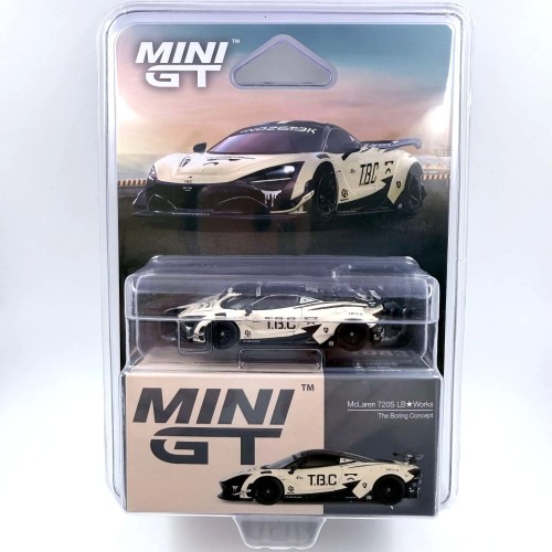 Mini GT Mclaren 720s Lb-works the boring concept 2024 #1083 1:64 przód