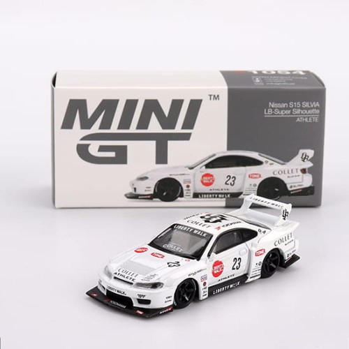 Mini GT Nissan Silvia S15 LB-Super Silhouette ATHLETE 1:64 kartonik