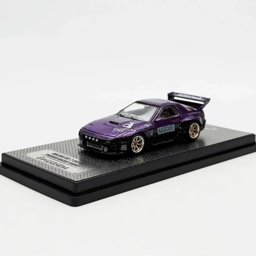 INNO64 Mazda RX-7 (FC3S) Pandem Rocket Bunny Purple 1:64 przód