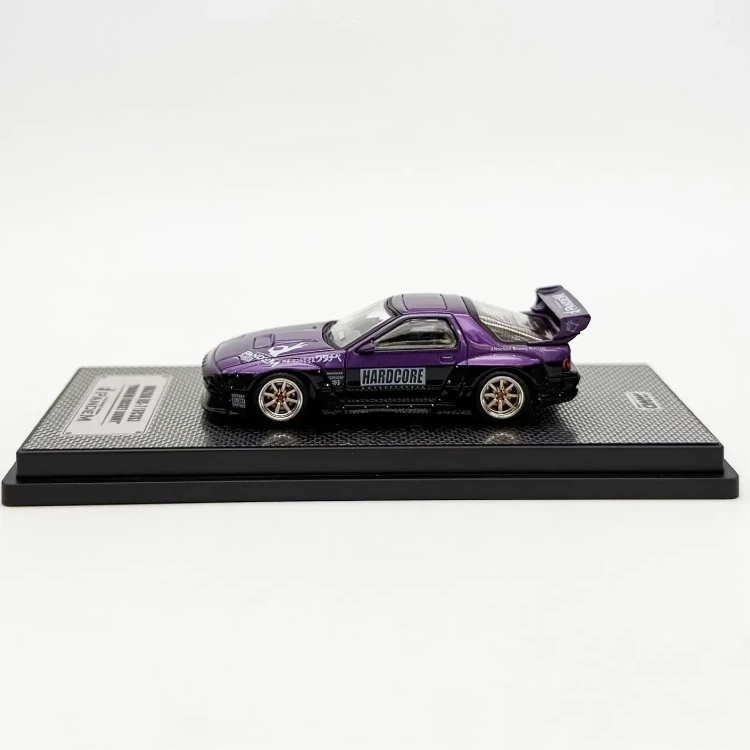 INNO64 Mazda RX-7 (FC3S) Pandem Rocket Bunny Purple 1:64 bok