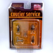 American Diorama Figurki Courier Service 1:64 przód