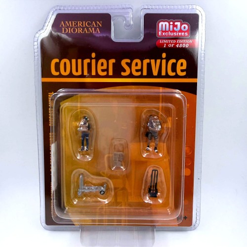 American Diorama Figurki Courier Service 1:64 przód
