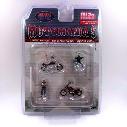 American Diorama Figurki Motomania 5 1:64 przód