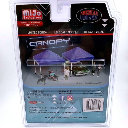 American Diorama Figurki Canopy 1:64 tył