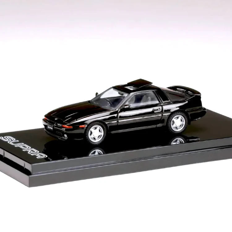 Hobby Japan Toyota SUPRA (A70) 2.5GT TWIN TURBO R BLACK 1:64 bok detal