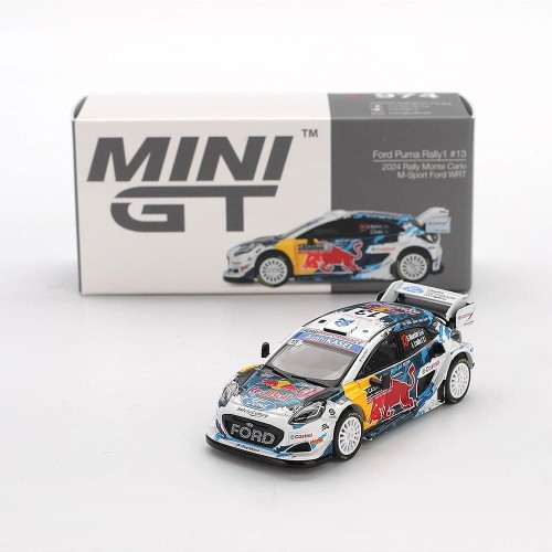 Mini GT Ford Puma Rally1 #13 M-Sport Ford WRT Rally Monte Carlo - 2024 1:64 box