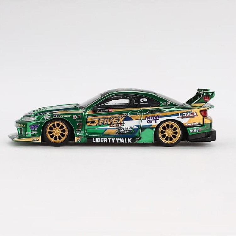 Mini GT Nissan Silvia S15 LB-Super Silhouette Fausto Racing - 2024 1:64 bok