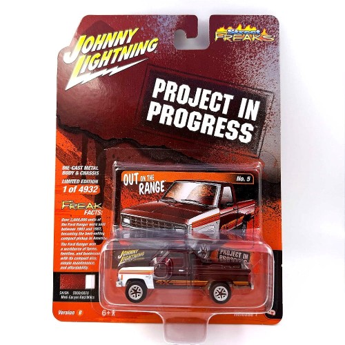 Johnny Lightning Ford Ranger 1984 Project in progres Red/White 1:64 karta