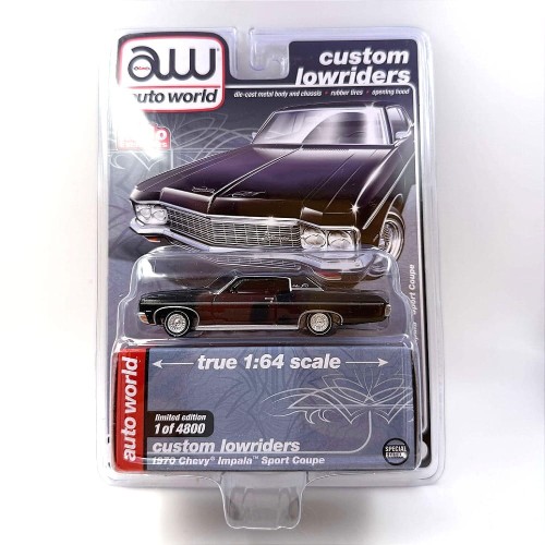Auto World Chevy Impala 1970 Sport Coupe 1:64 karta