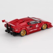 Mini GT Lamborghini Countach LB-Works Red - 1:64 tył