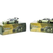Tarmac Works Toyota Sprinter Trueno AE86 Widebody Green - Designed by Jon Sibal 1:64 detal