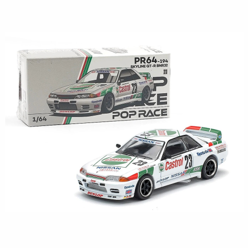 Pop Race Nissan Skyline GTR R32 1:64 Macau Guia Race 1990 kartonik