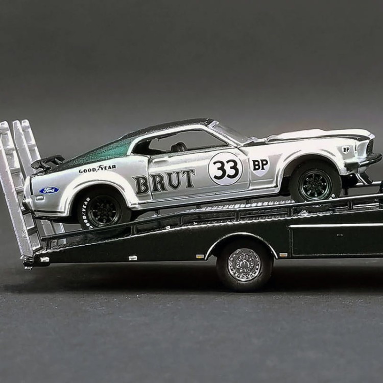 ACME Allan Moffat racing trans am mustang #33 on a ford f-350 1969 - 1:64 bok