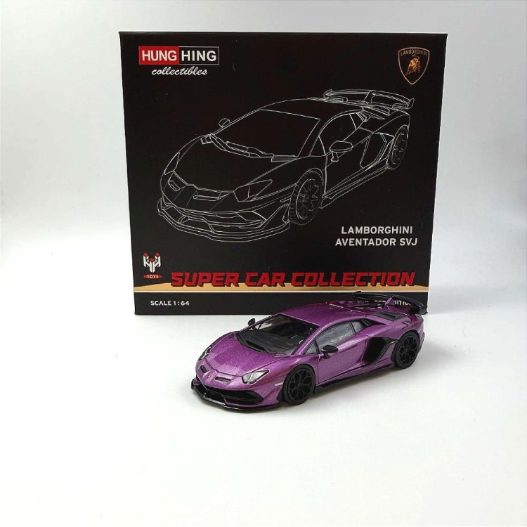 HH Toys Lamborghini Aventador SVJ Viola 30th 1:64 przód