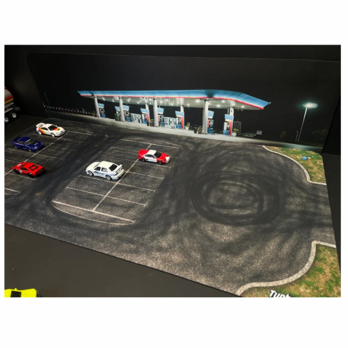 TurboPads Gas Station Night panorama
