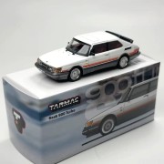 Tarmac Works Saab 900 Turbo White 1:64 przód