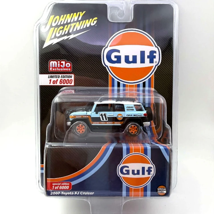 Johnny Lightning Gulf Toyota 2007 FJ Cruiser 1:64 blister