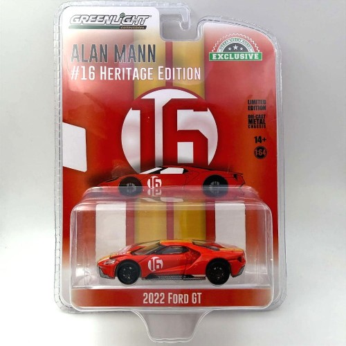 Greenlight Ford 2022 GT red 1:64 przód