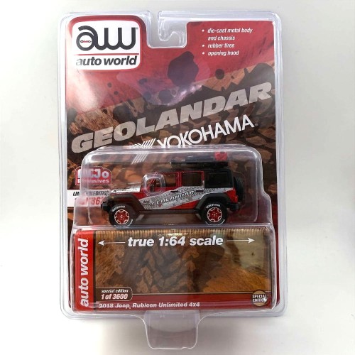 Auto World Jeep 2018 Rubicon Unlimited 4x4 1:64 przód