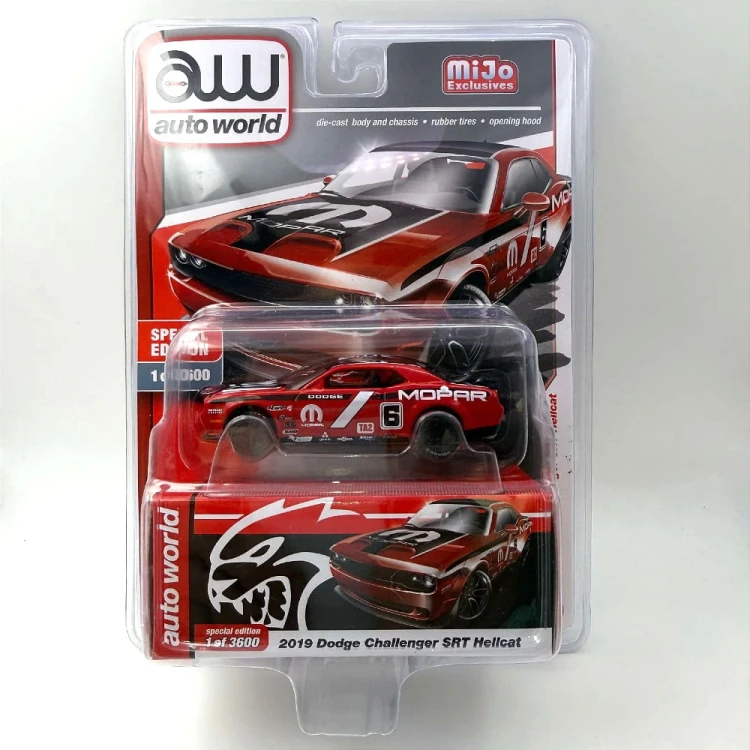 Auto World Dodge 2019 Challenger SRT Hellcat1:64 przód