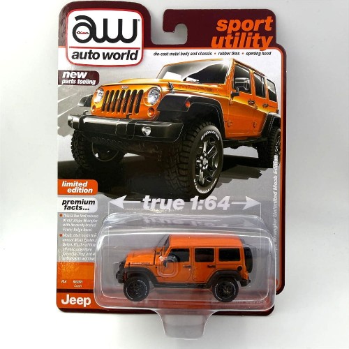 Auto World Jeep 2013 Wrangler Unlimited Moab Edition 1:64 przód