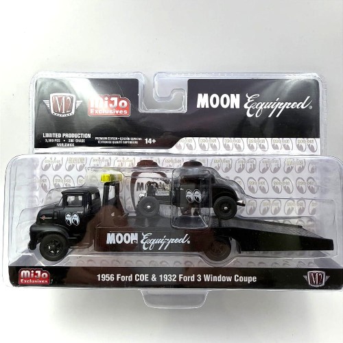 M2 Machines 1956 Ford COE &amp; 1932 Ford 3 Window Coupe 1:64 przód