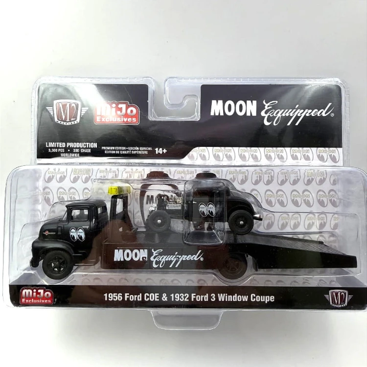 M2 Machines 1956 Ford COE &amp; 1932 Ford 3 Window Coupe 1:64 przód