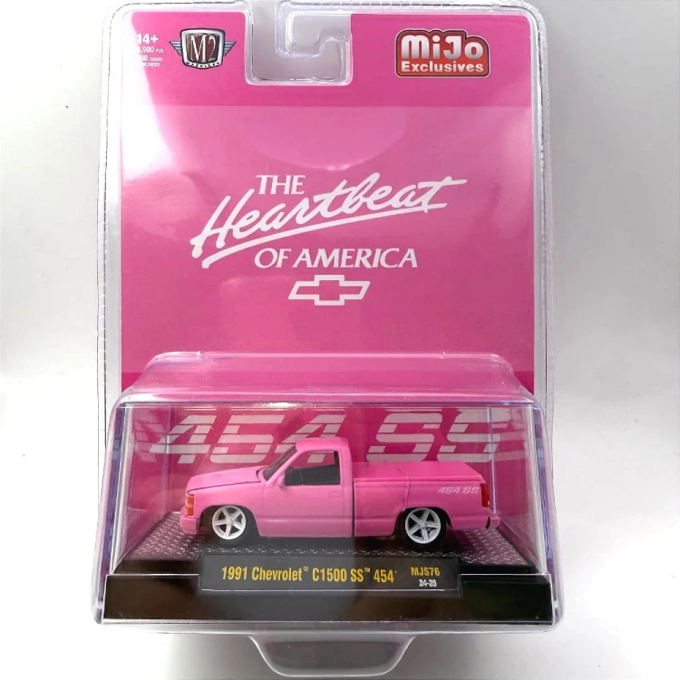 M2 Machines Chevrolet 1991 C1500 SS 454 1:64 przód