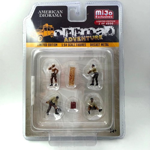 American Diorama Figurki Off Road Adventure 1:64 przód
