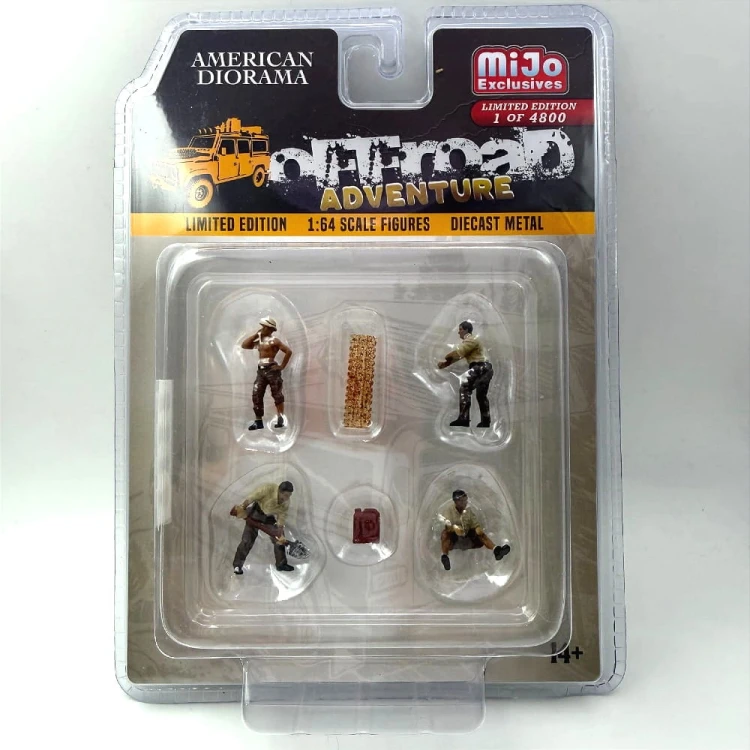 American Diorama Figurki Off Road Adventure 1:64 przód