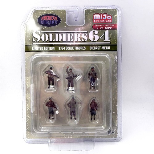 American Diorama Figurki Soldiers 64 1:64 przód