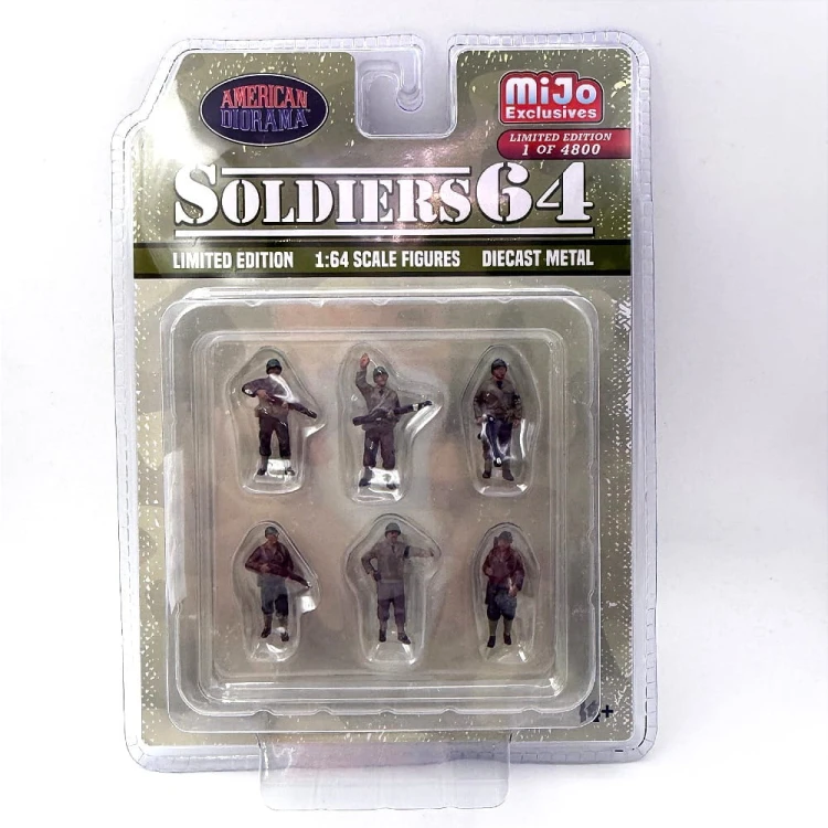 American Diorama Figurki Soldiers 64 1:64 przód