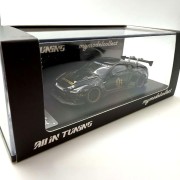My Model Collect Nissan GT-R R35 Liberty Walk All In Tuning 2024 Black Gold 1:64 przód