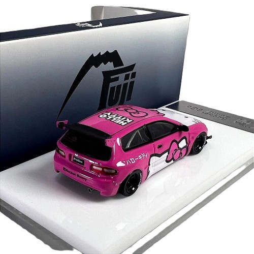 FUJI Pandem Honda Civic EG6 Rocket Bunny Kitty witch Figure 1:64 tył