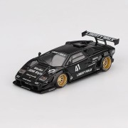 MINI GT Lamborghini Countach LB-WORKS Black 1:64 przód