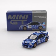 MINI GT Subaru Impreza WRC99 #23 2000 Acropolis Rally 1:64 box