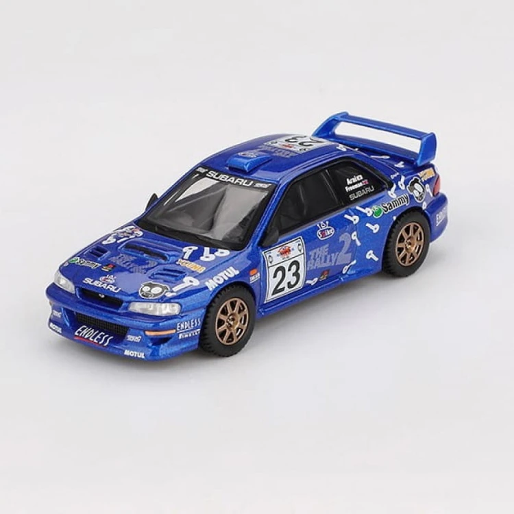MINI GT Subaru Impreza WRC99 #23 2000 Acropolis Rally 1:64 przód