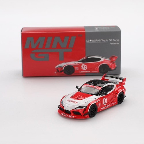 MINI GT LB★WORKS Toyota GR Supra Red 1:64 box