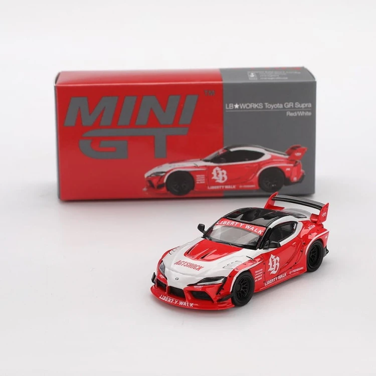 MINI GT LB★WORKS Toyota GR Supra Red 1:64 box