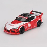 MINI GT LB★WORKS Toyota GR Supra Red 1:64 przód
